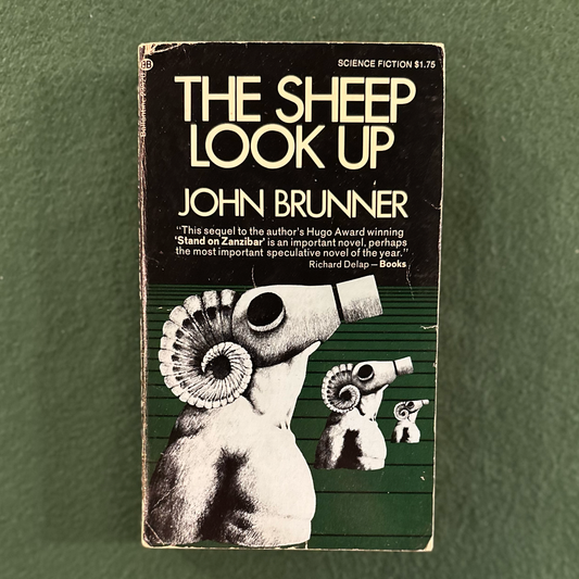 Vintage Sci-Fi Paperback: John Brunner - The Sheep Look Up SECOND PRINTING