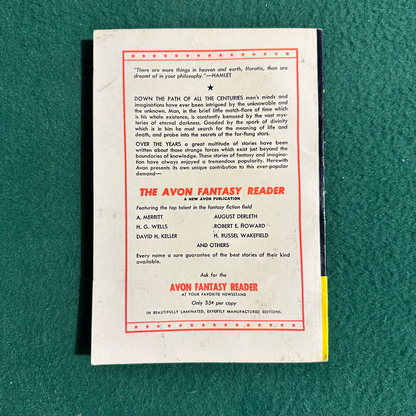 Vintage Fantasy Paperback: Avon Fantasy Reader #2 1947