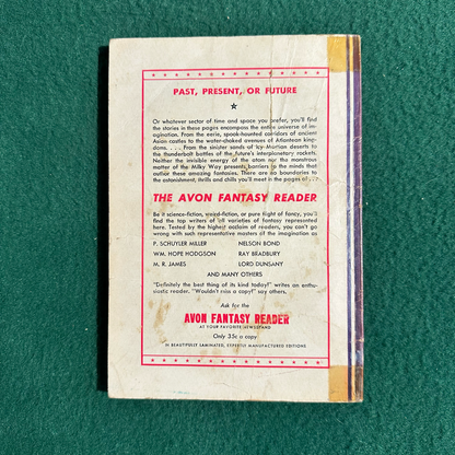 Vintage Fantasy Paperback: Avon Fantasy Reader #4 1947