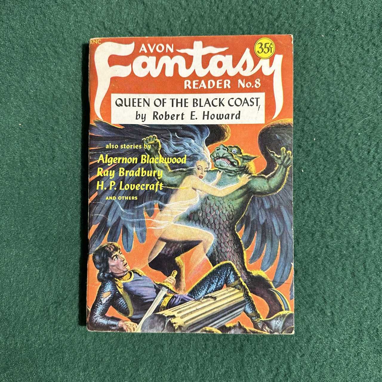 Vintage Fantasy Paperback: Avon Fantasy Reader #8 1948