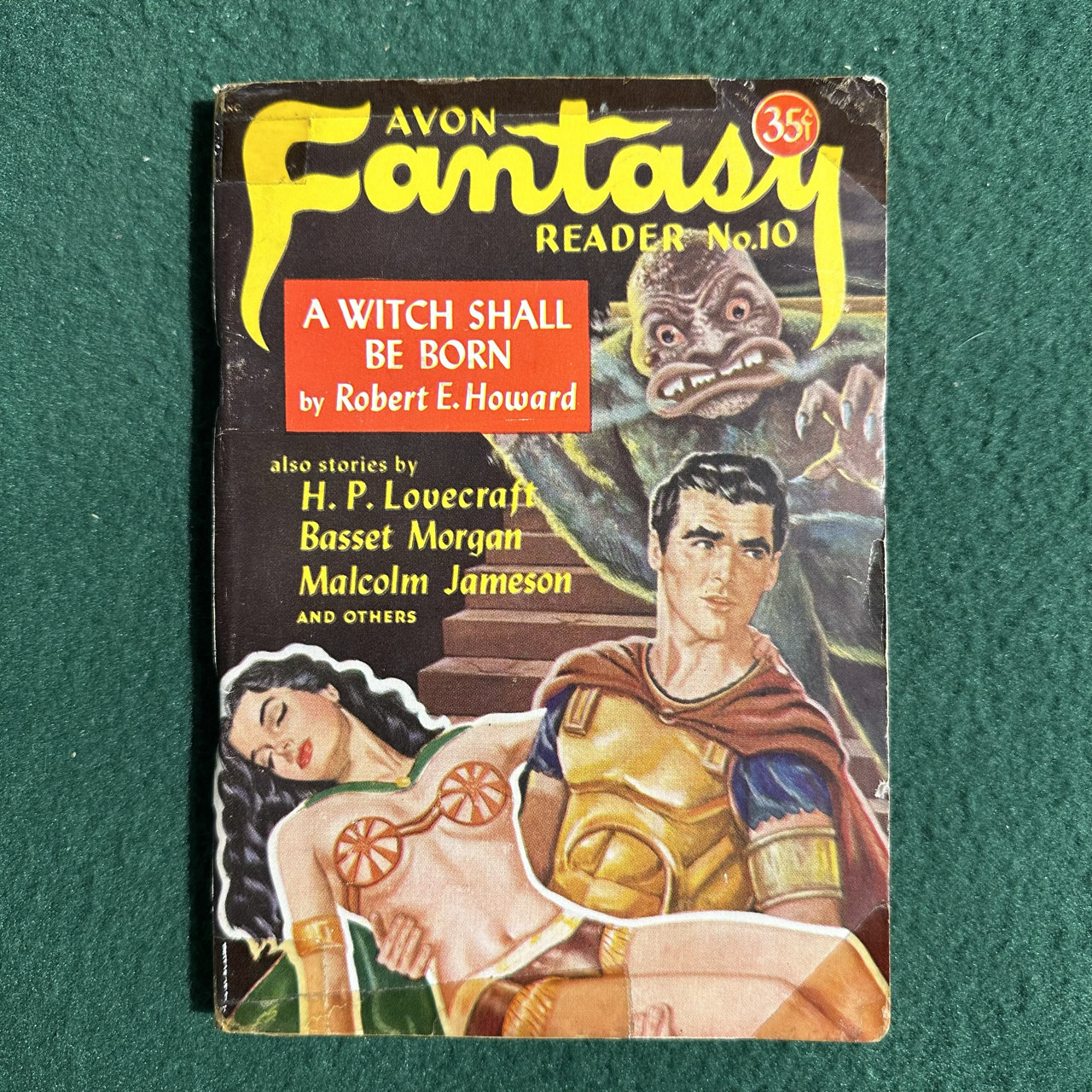 Vintage Fantasy Paperback: Avon Fantasy Reader #10 1949