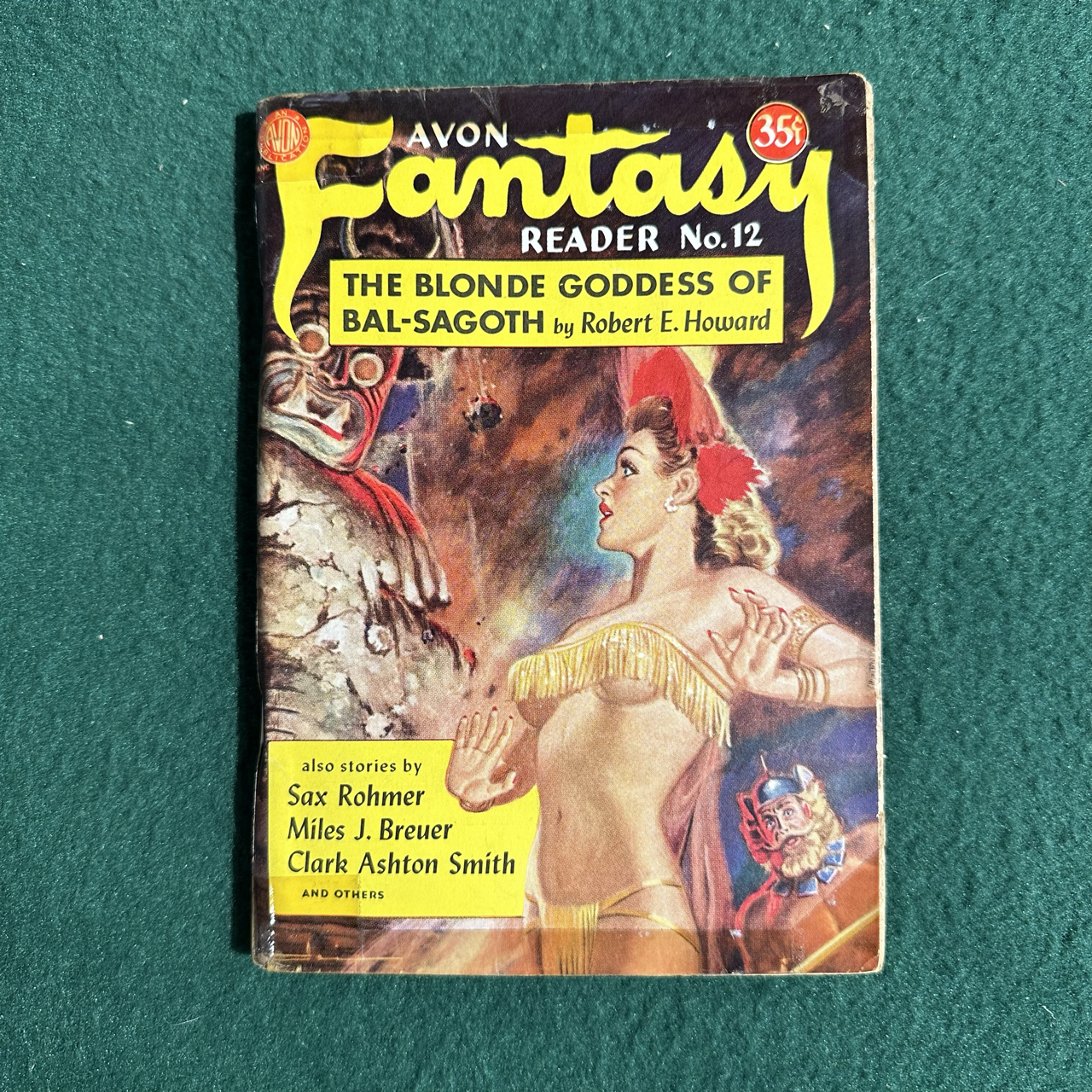 Vintage Fantasy Paperback: Avon Fantasy Reader #12 1950