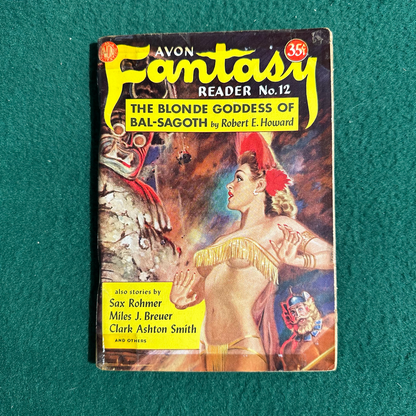 Vintage Fantasy Paperback: Avon Fantasy Reader #12 1950