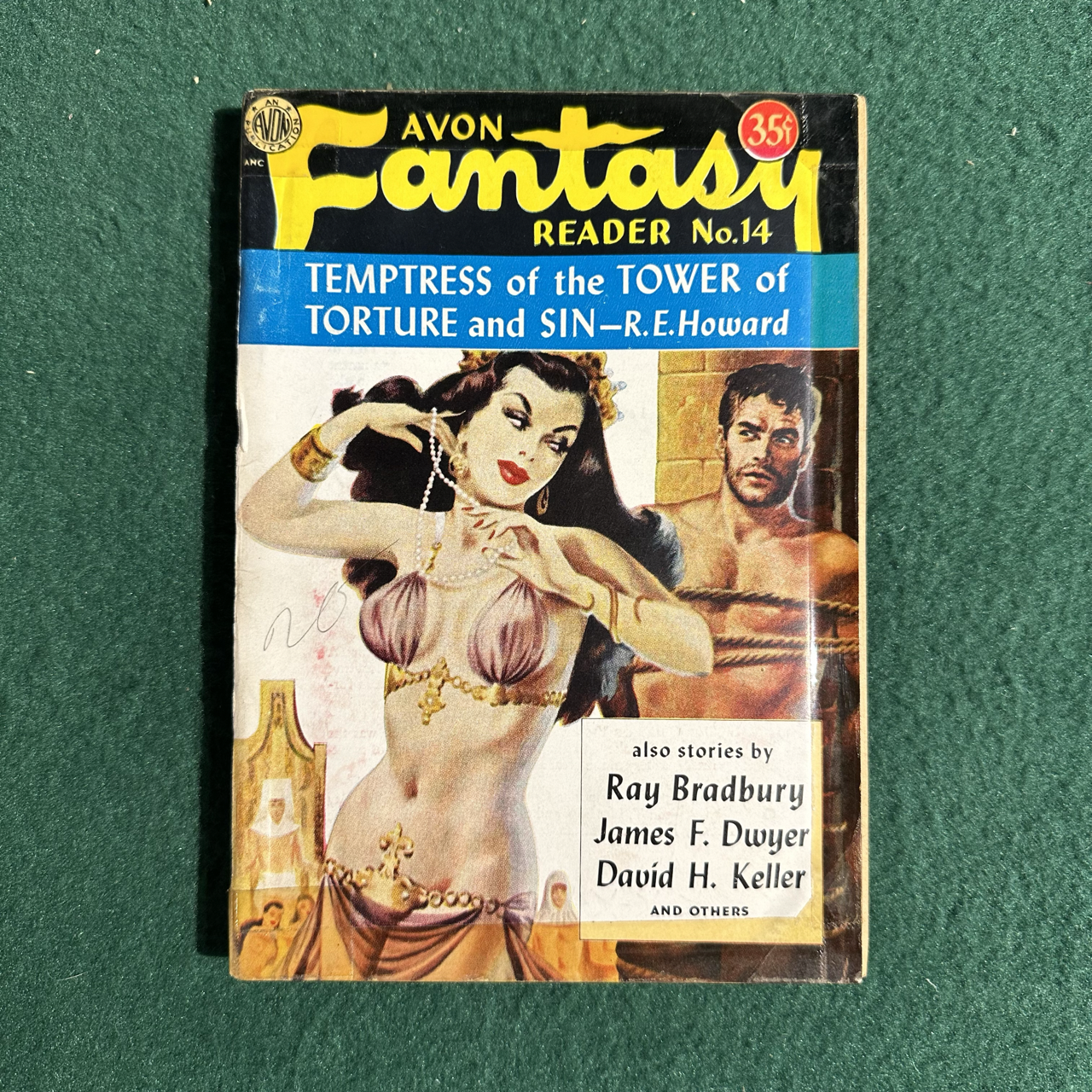 Vintage Fantasy Paperback: Avon Fantasy Reader #14 1950
