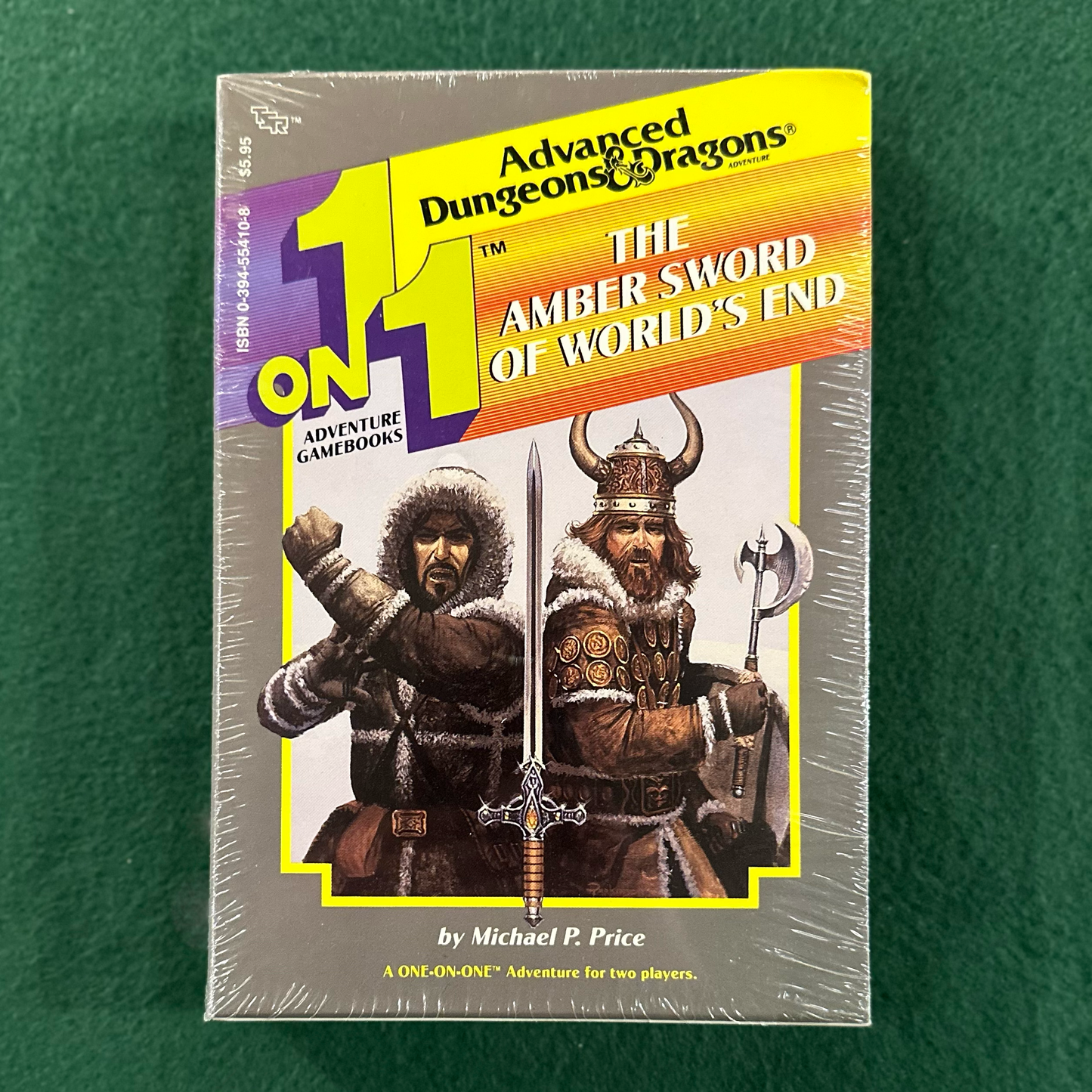 Vintage Dungeons &amp; Dragons Game Books: Michael P Price - 1 on 1 - The Amber Sword of World's End