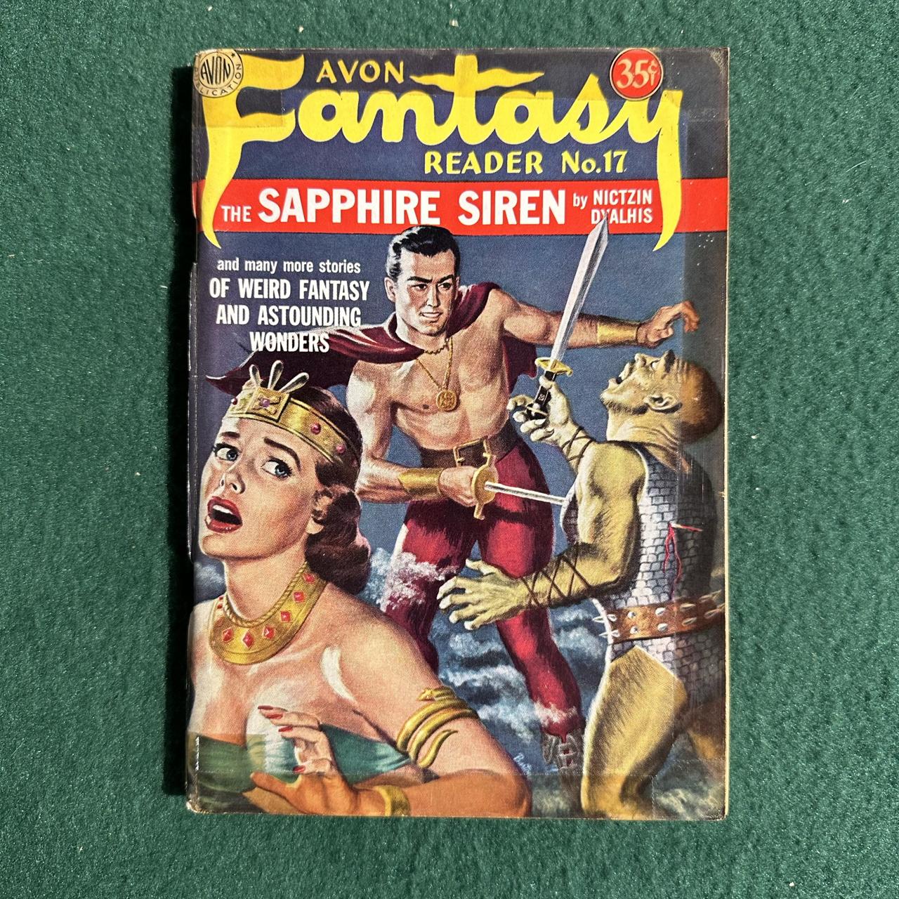 Vintage Fantasy Paperback: Avon Fantasy Reader #17 1951