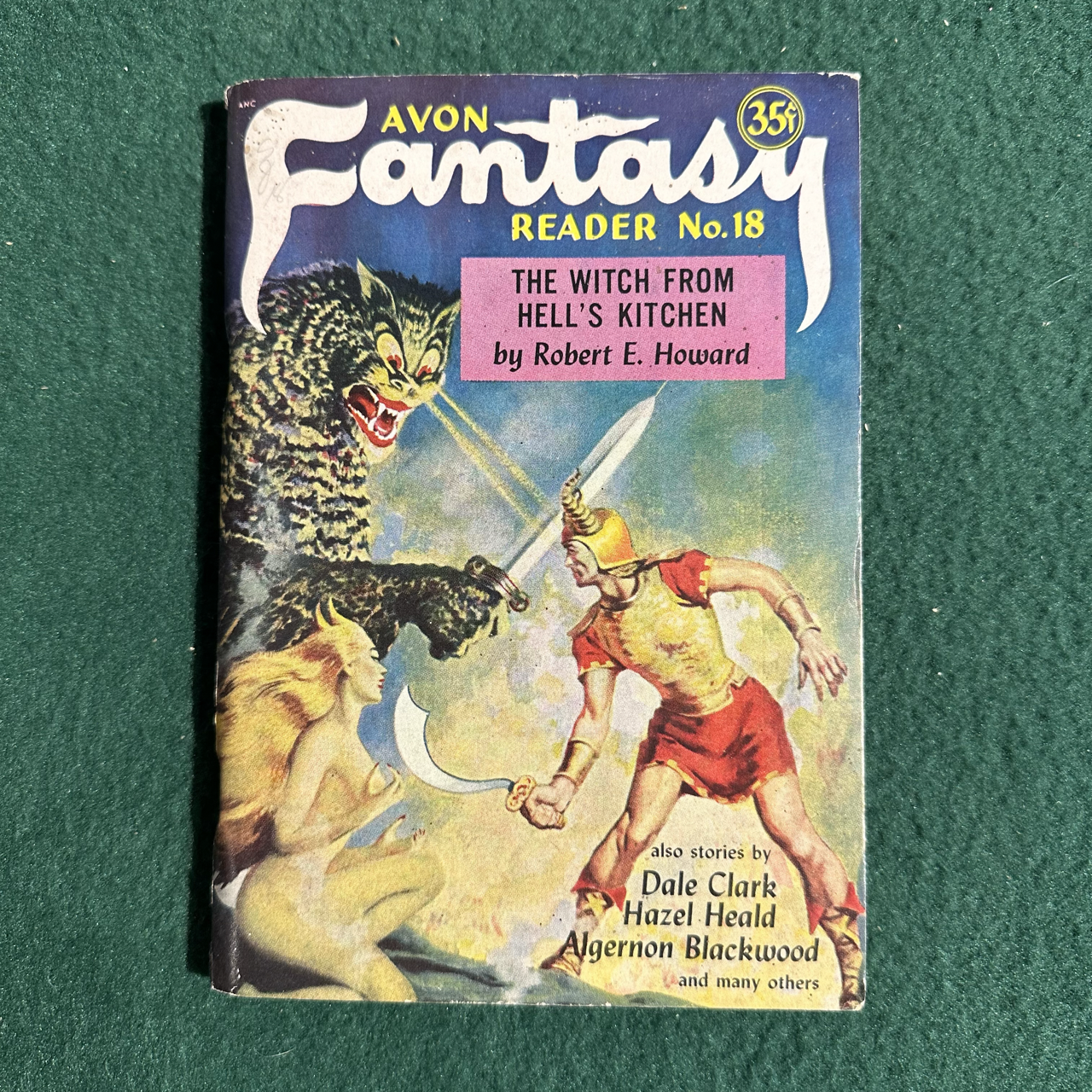 Vintage Fantasy Paperback: Avon Fantasy Reader #18 1952