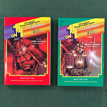 Vintage Dungeons & Dragons Game Books: David "Zeb" Cook - 1 on 1 - Warlords FIRST PRINTING