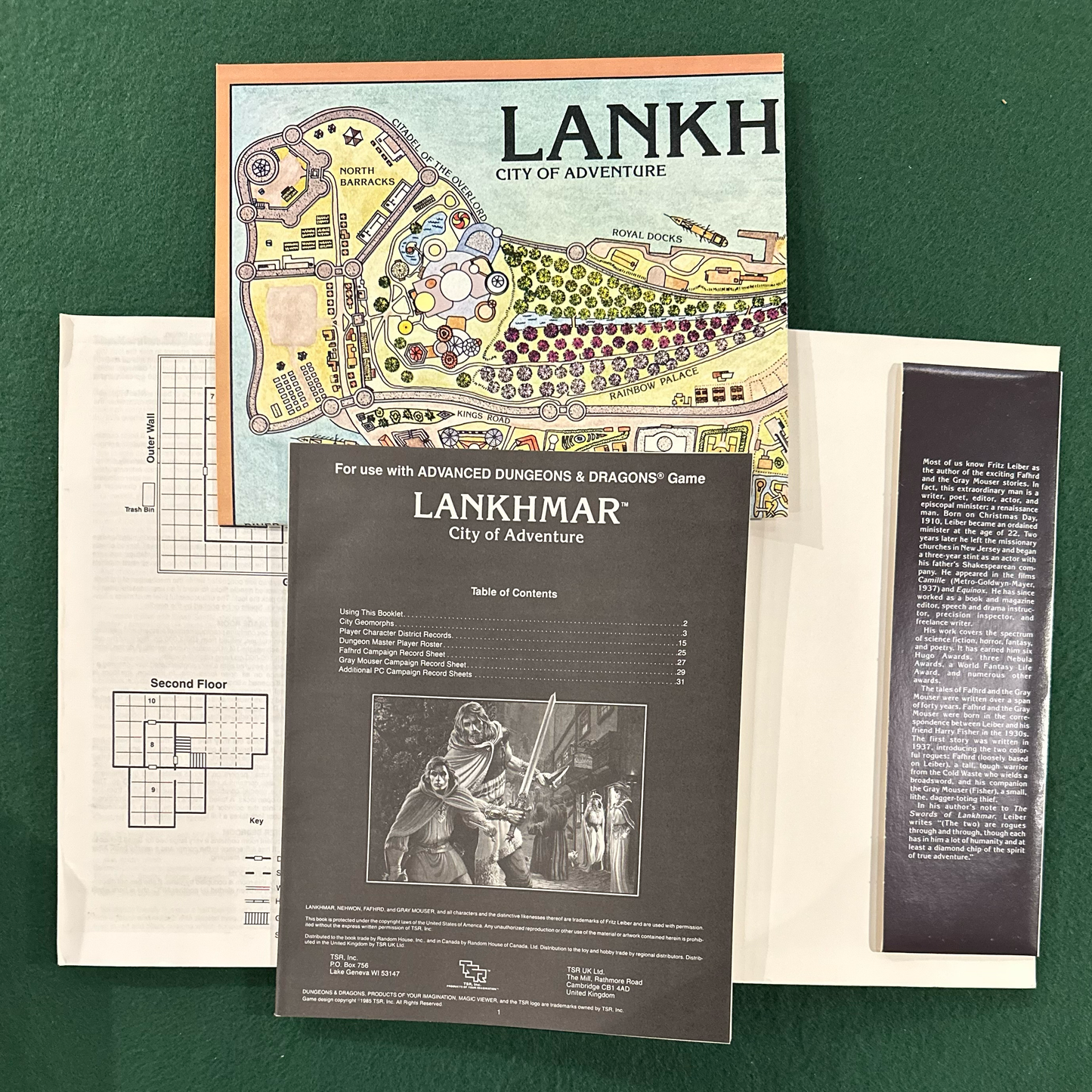 Vintage Dungeons &amp; Dragons Game Book: Lankhmar, City of Adventure COMPLETE