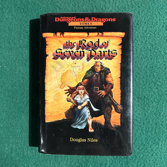 Vintage Dungeons & Dragons Hardback: Douglas Niles - The Rod of Seven Parts FIRST PRINTING