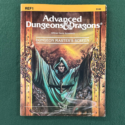 Vintage Dungeons & Dragons Game Accessory: Dungeon Master's Screen COMPLETE