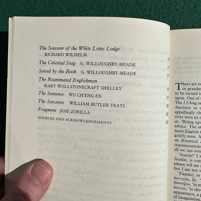 Vintage Fantasy Paperback: The Book of Fantasy, Edited by Jorge Luis Borges, Silvina Ocampo and A Bioy Casares FIRST PRINTING