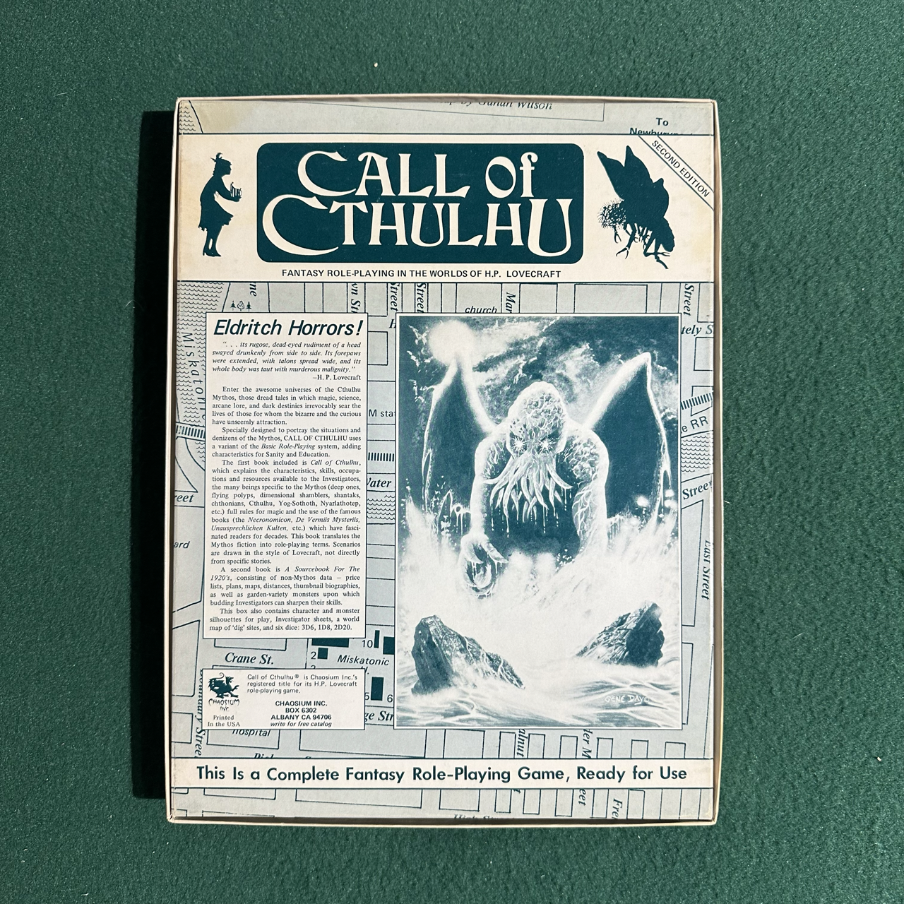 RPG Box Set: Call of Cthulhu: Second Edition 2301-X Complete