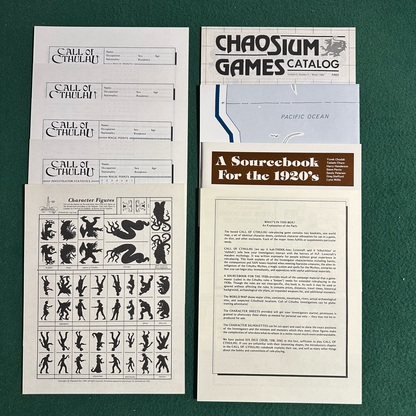 RPG Box Set: Call of Cthulhu: Second Edition 2301-X Complete