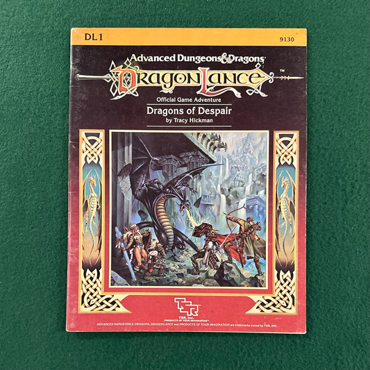 Vintage Dungeons & Dragons Game Book: Tracy Hickman, Dragonlance - Dragons of Despair