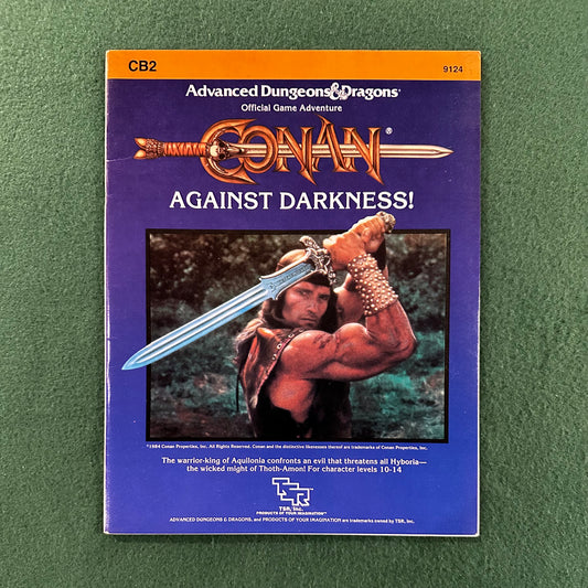 Vintage Dungeons & Dragons Game Book: Ken Rolston - Conan Against Darkness