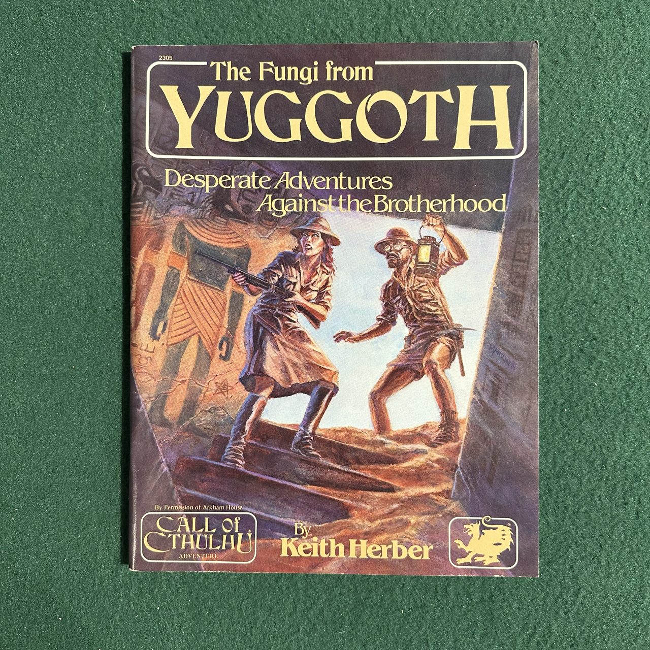 Vintage RPG Paperback: Call of Cthulhu: The Fungi from Yuggoth FIRST PRINTING
