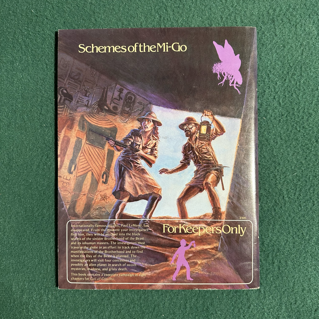 Vintage RPG Paperback: Call of Cthulhu: The Fungi from Yuggoth FIRST PRINTING