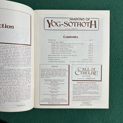 RPG Paperback: Call of Cthulhu: Shadows of Yog-Sothoth