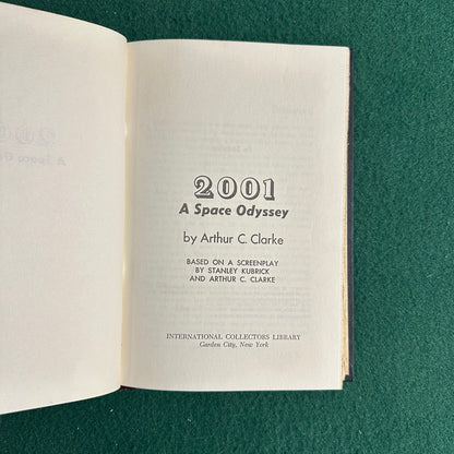 Vintage Sci-Fi Hardback: Arthur C Clarke - 2001: A Space Odyssey