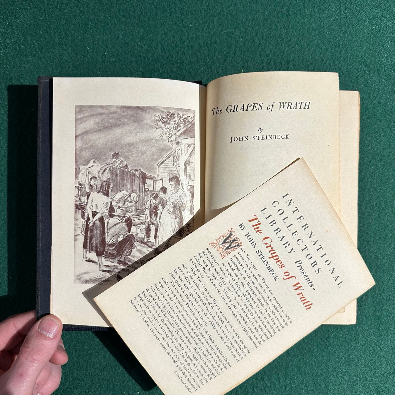 Vintage Fiction Hardback: John Steinbeck - The Grapes of Wrath
