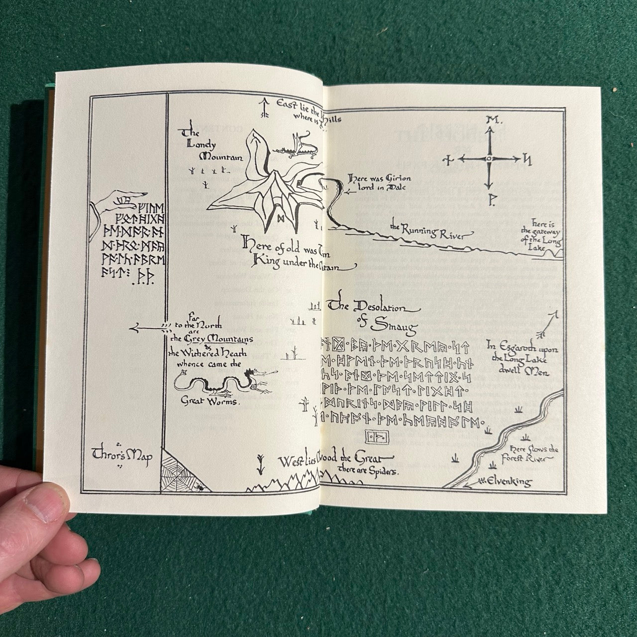 Vintage Fantasy Hardback: JRR Tolkien - The Hobbit THIRTY-SEVENTH PRINTING