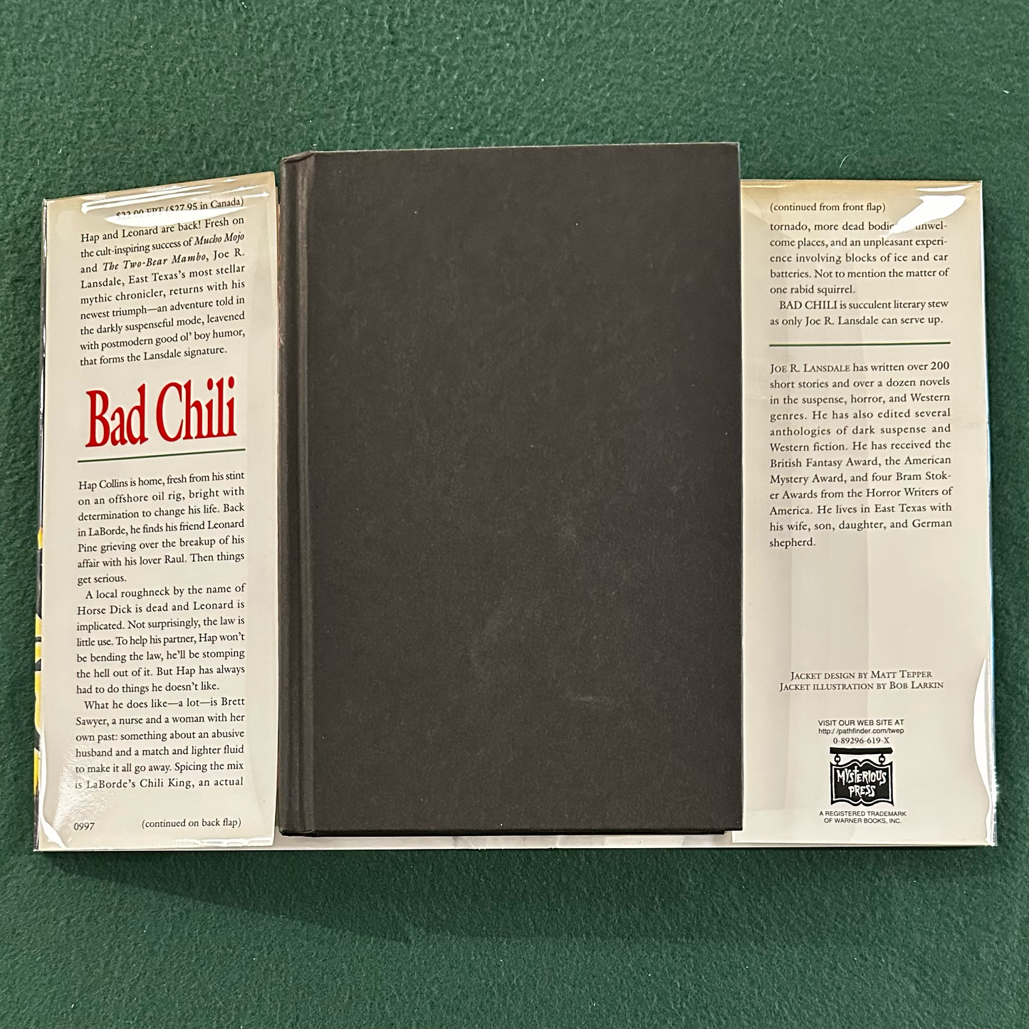 Vintage Fiction Hardback: Joe R Lansdale - Bad Chili FIRST EDITION/PRINTING