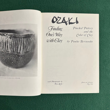 Vintage Art Hardback: Paulus Berensohn - Finding one's Way With Clay