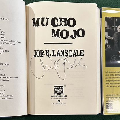 Vintage Fiction Hardback: Joe R Lansdale - Mucho Mojo SIGNED FIRST EDITION/PRINTING