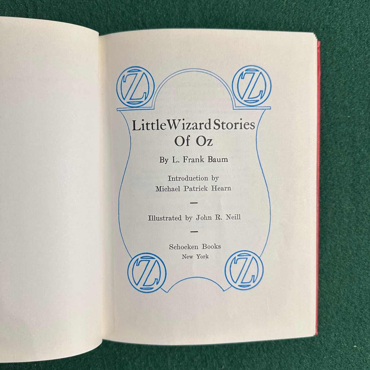 Vintage Fiction Hardback: Frank L Baum - Little Wizard Stories of Oz FIRST PRINTING