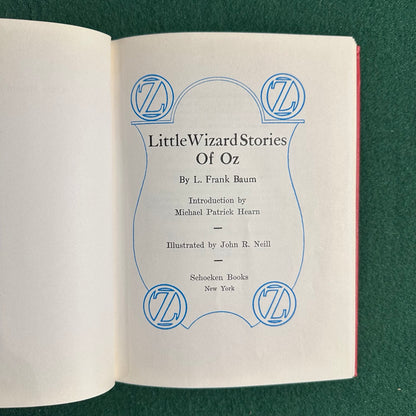 Vintage Fiction Hardback: Frank L Baum - Little Wizard Stories of Oz FIRST PRINTING