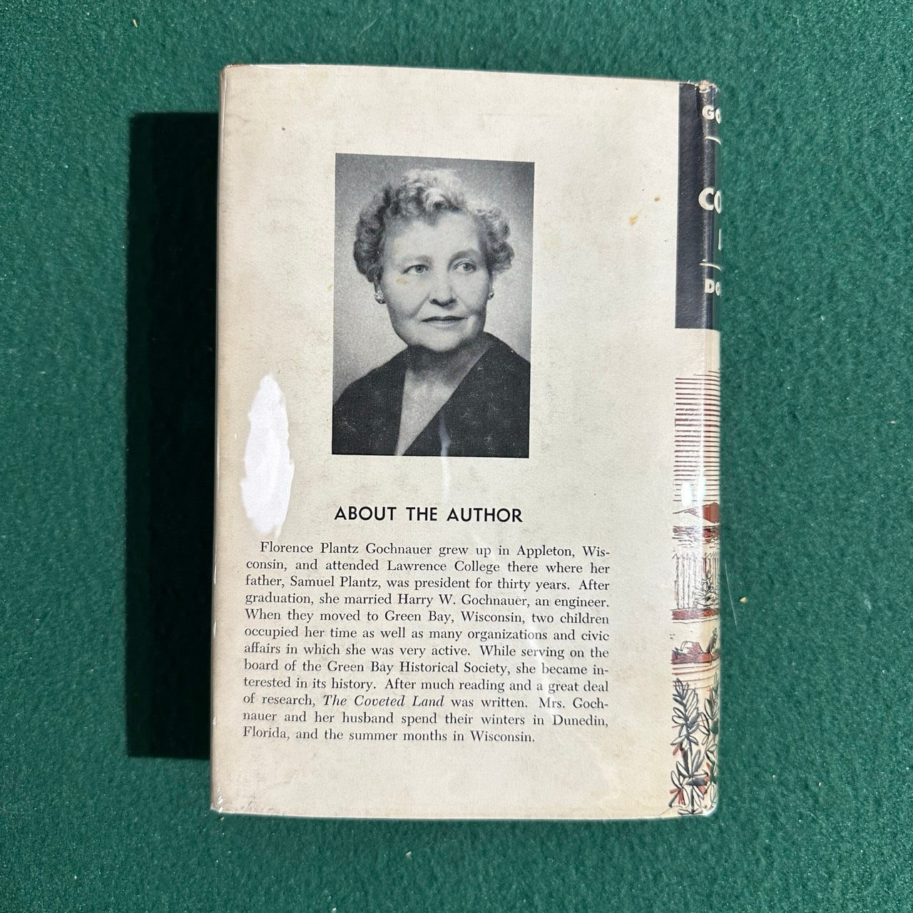 Vintage Fiction Hardback: Florence Plantz Gochnauer - The Coveted Land FIRST EDITION