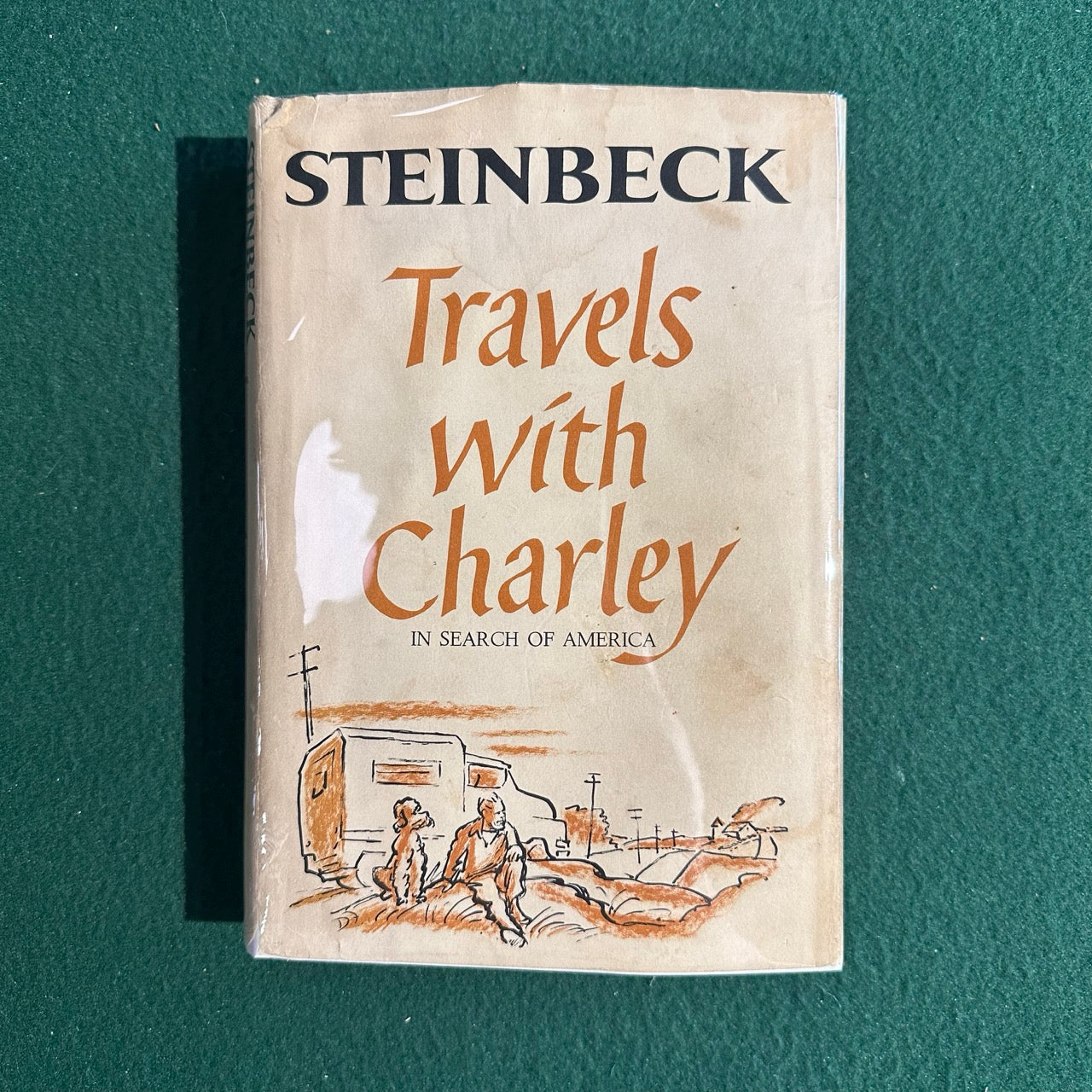 Vintage Fiction Hardback: John Steinbeck - Travels with Charley BCE