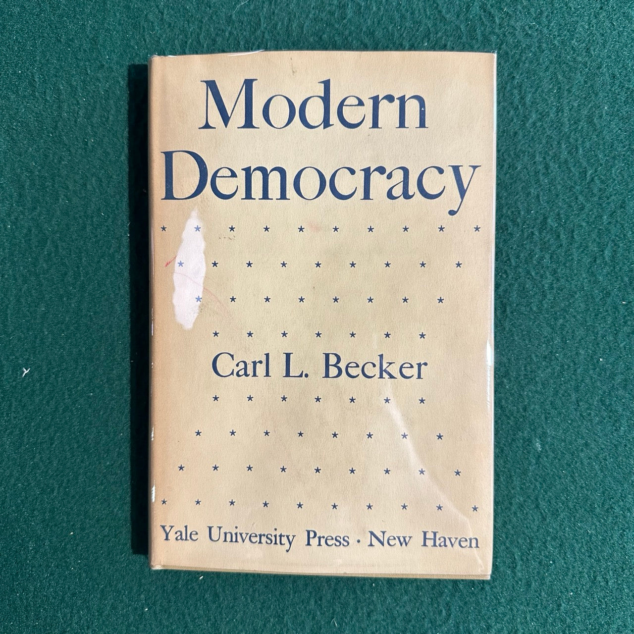 Vintage Non-Fiction Hardback: Carl L Becker - Modern Democracy