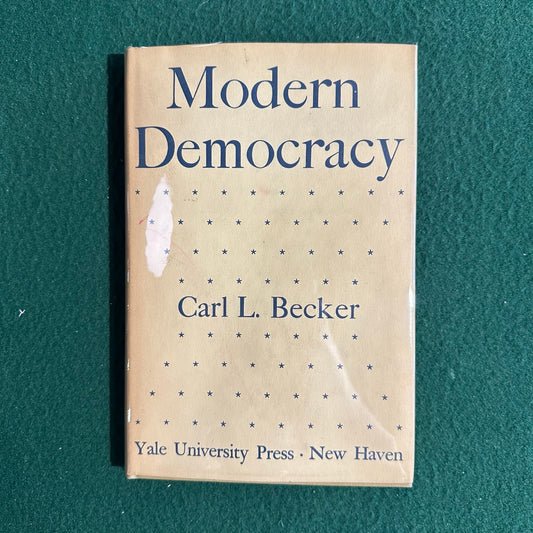 Vintage Non-Fiction Hardback: Carl L Becker - Modern Democracy