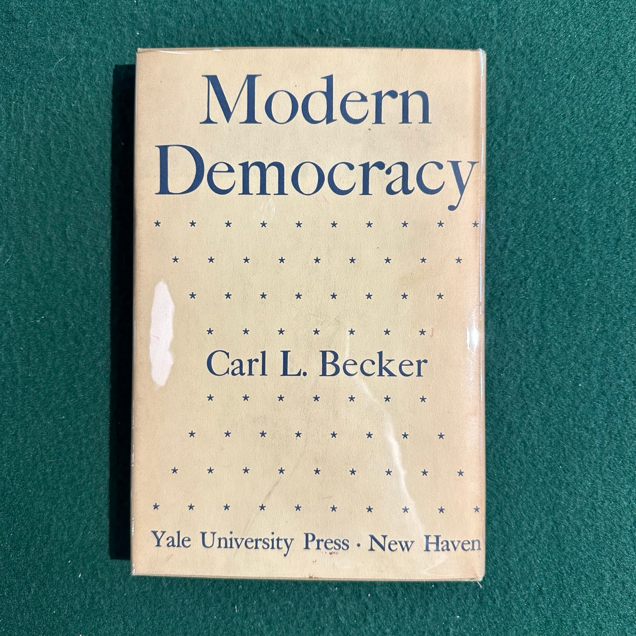 Vintage Non-Fiction Hardback: Carl L Becker - Modern Democracy