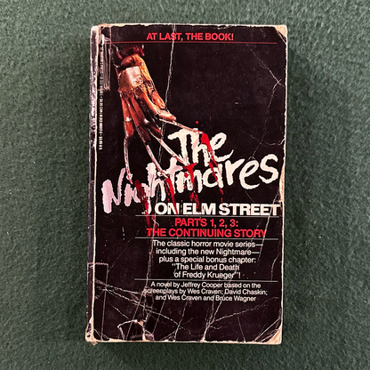 Vintage Horror Paperback: Jeffrey Cooper - The Nightmares on Elm Street FIRST PRINTING