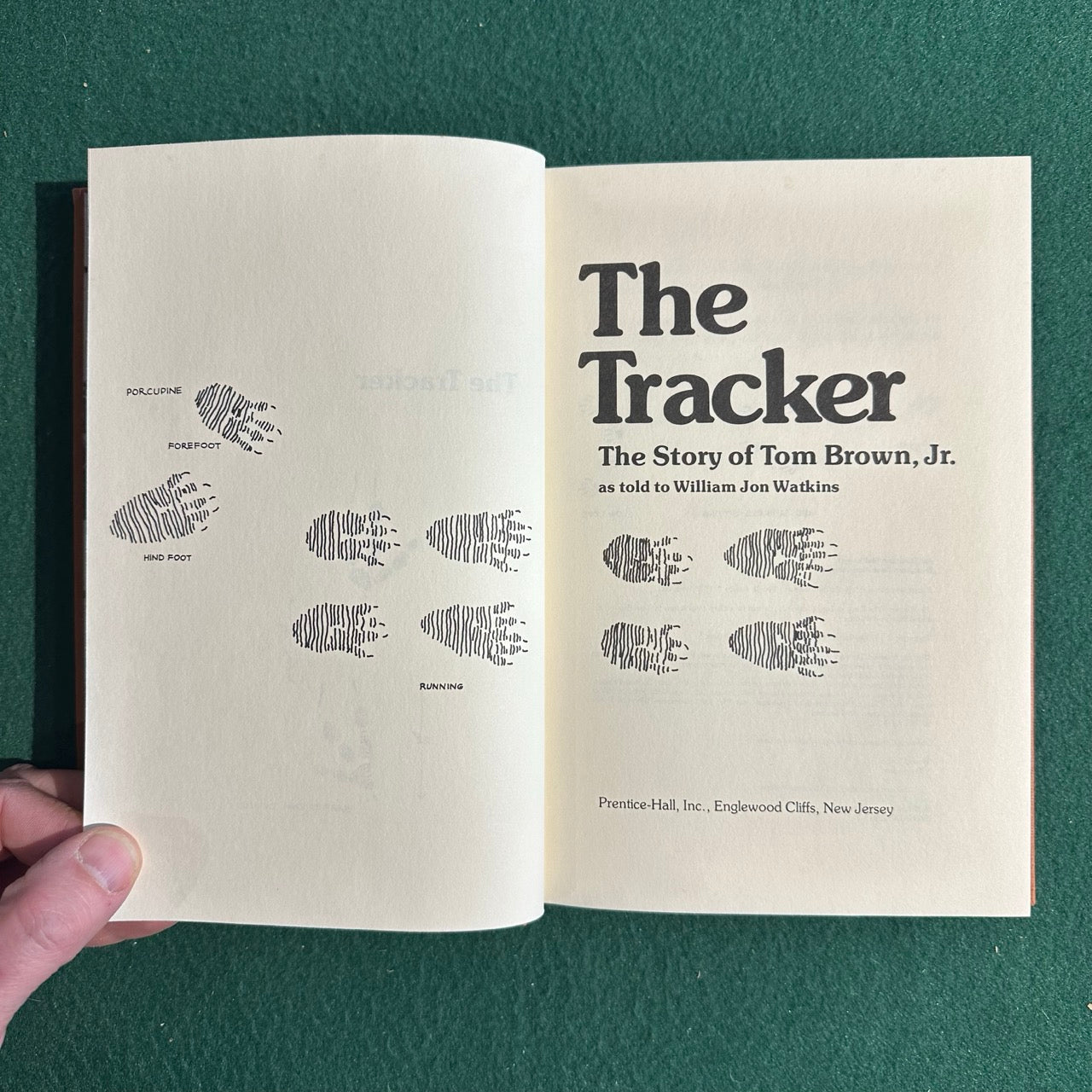 Vintage Non-Fiction Hardback: William Jon Watkins - The Tracker: The Story of Tom Brown Jr. FIRST EDITION/SECOND PRINTING