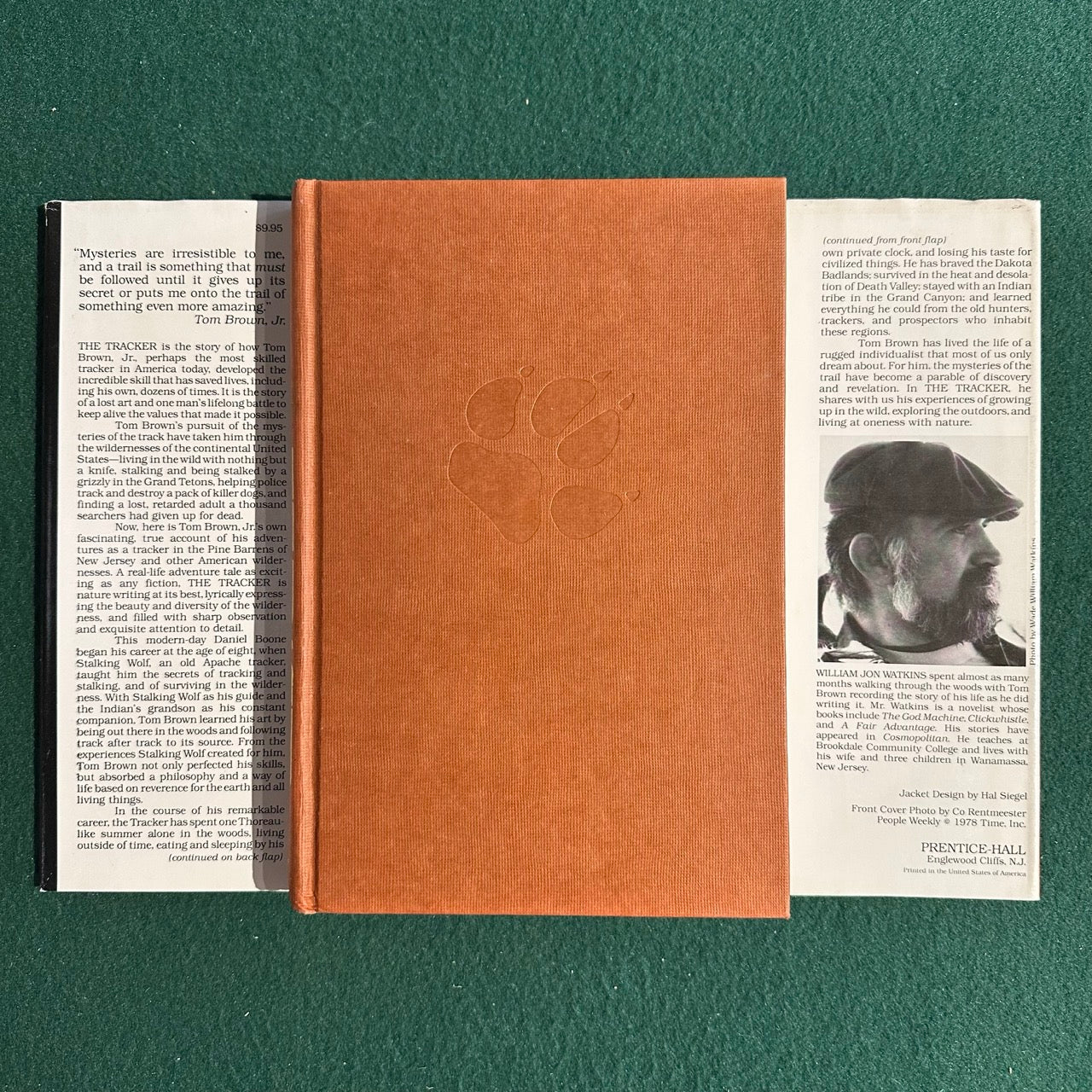Vintage Non-Fiction Hardback: William Jon Watkins - The Tracker: The Story of Tom Brown Jr. FIRST EDITION/SECOND PRINTING
