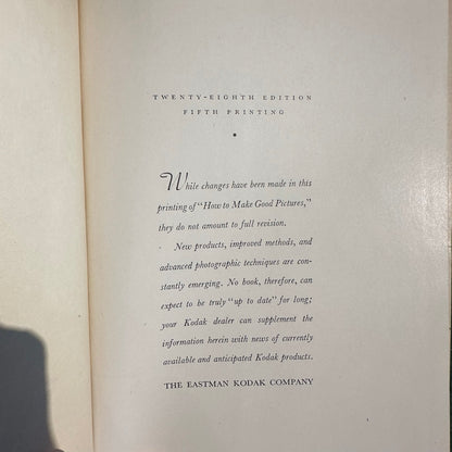 Vintage Non-Fiction Hardback: How to Make Good Pictures