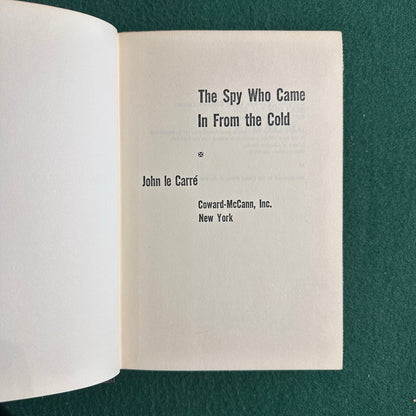 Vintage Fiction Hardback: John le Carre - The Spy Who Came in from the Cold BCE