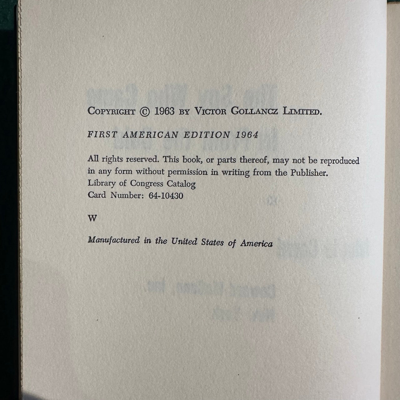 Vintage Fiction Hardback: John le Carre - The Spy Who Came in from the Cold BCE