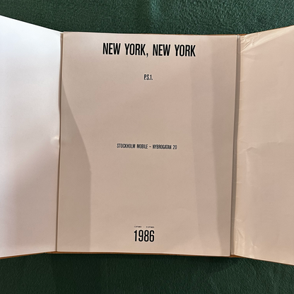 Vintage Art Folio: New York, New York - P.S.1. Gallery 1986