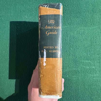 Vintage Non-Fiction Hardback: The American Guide, Edited by Henry G Alsberg BCE