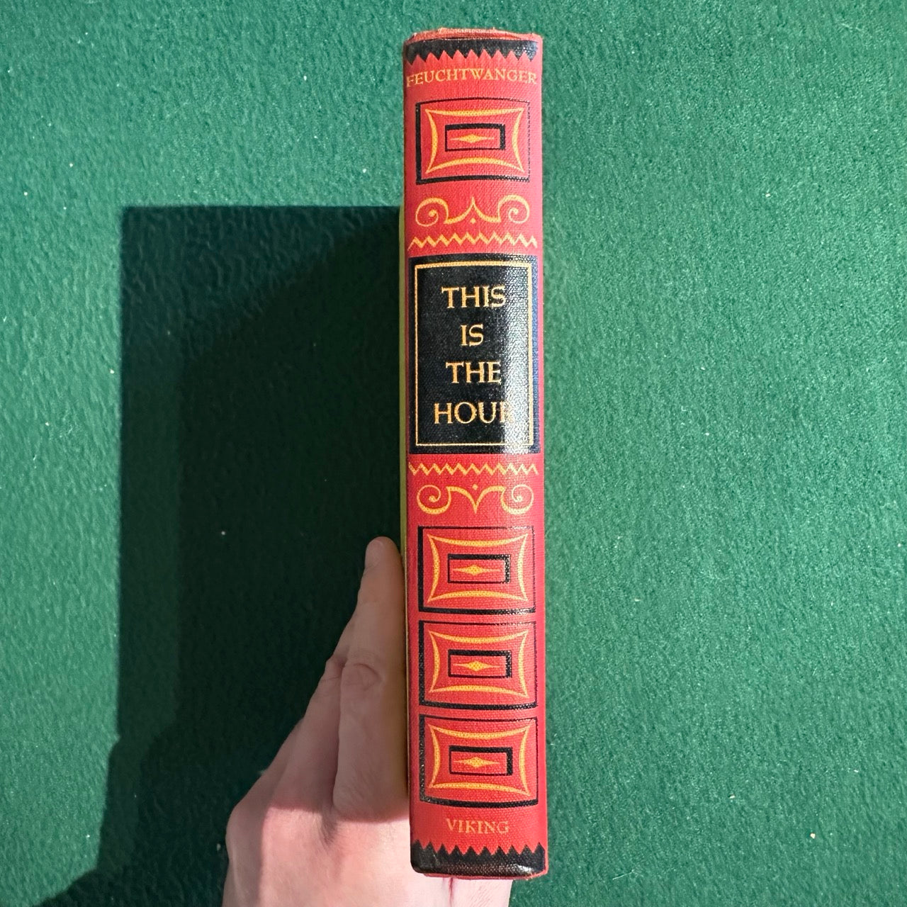 Vintage Fiction Hardback: Lion Feuchtwanger - This is the Hour BCE