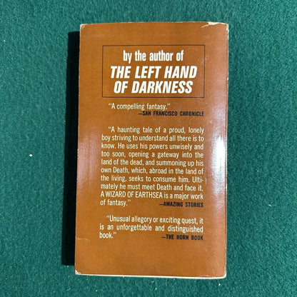 Vintage Fantasy Paperback: Ursula K Le Guin - A Wizard of Earthsea FIRST PRINTING