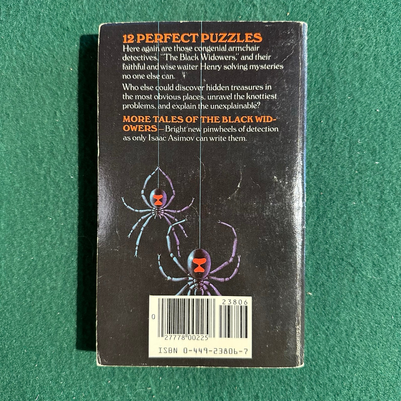 Vintage Fiction Paperback: Isaac Asimov - More Tales of the Black Widowers