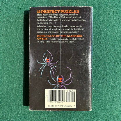 Vintage Fiction Paperback: Isaac Asimov - More Tales of the Black Widowers