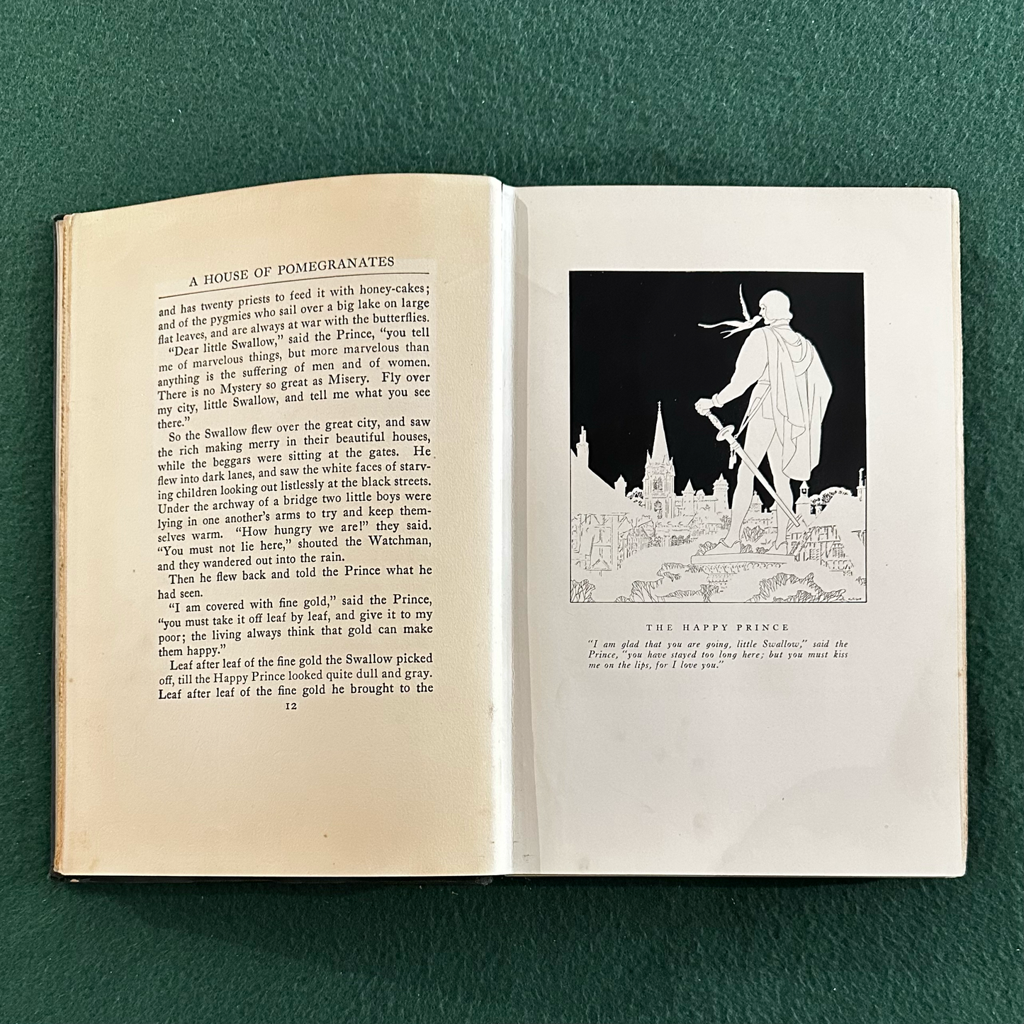 Antique Fiction Hardback: Oscar Wilde - A House of Pomegranates, Illustrated by Ben Kutcher 1926