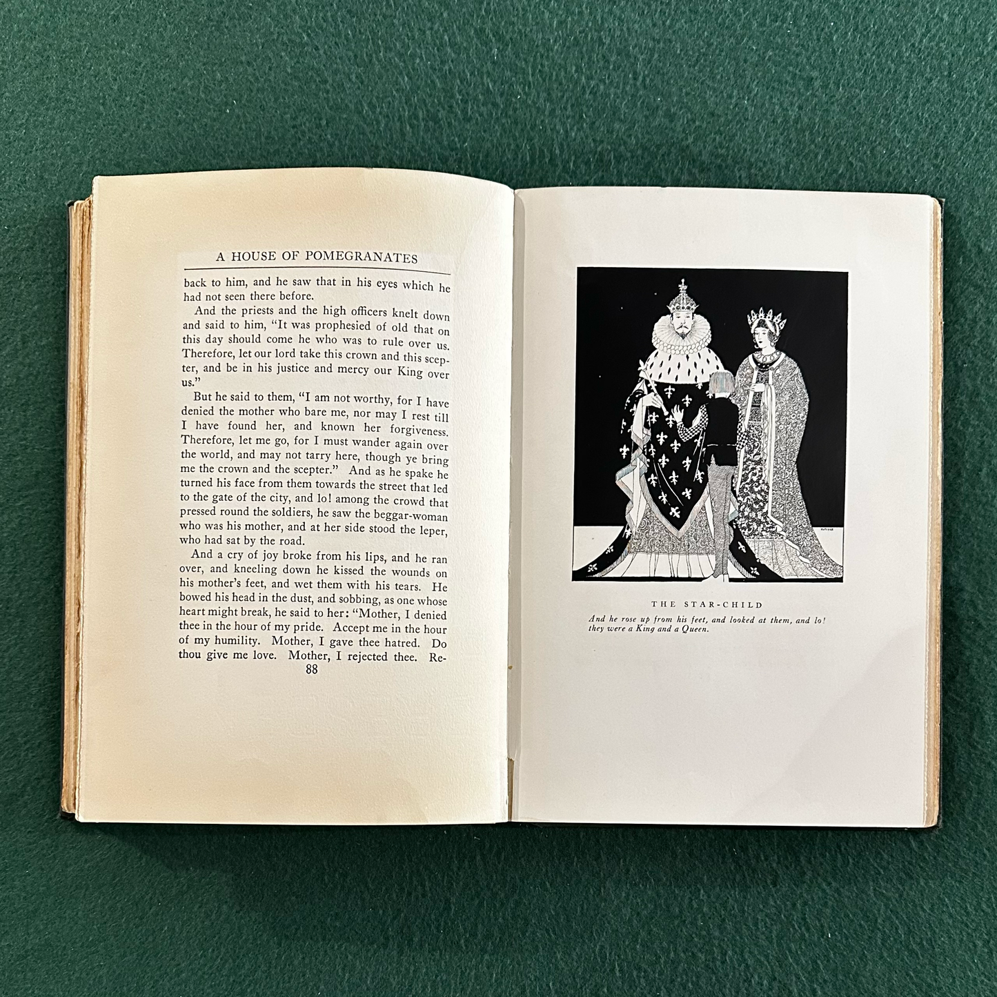 Antique Fiction Hardback: Oscar Wilde - A House of Pomegranates, Illustrated by Ben Kutcher 1926